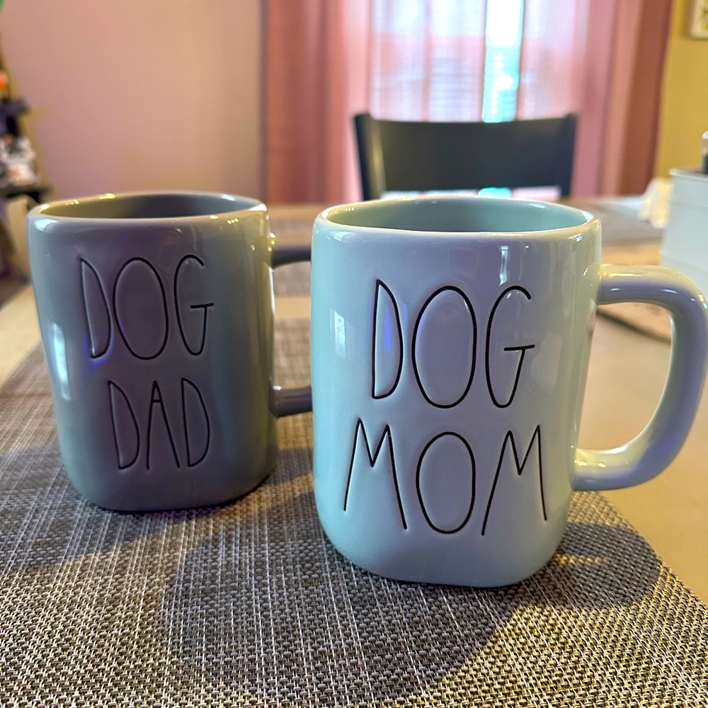 Dog Dad & Dog Mom Rae Dunn Mugs